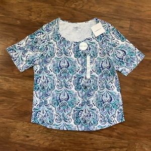 Croft & Barrow XL Multicolored Shirt NWT